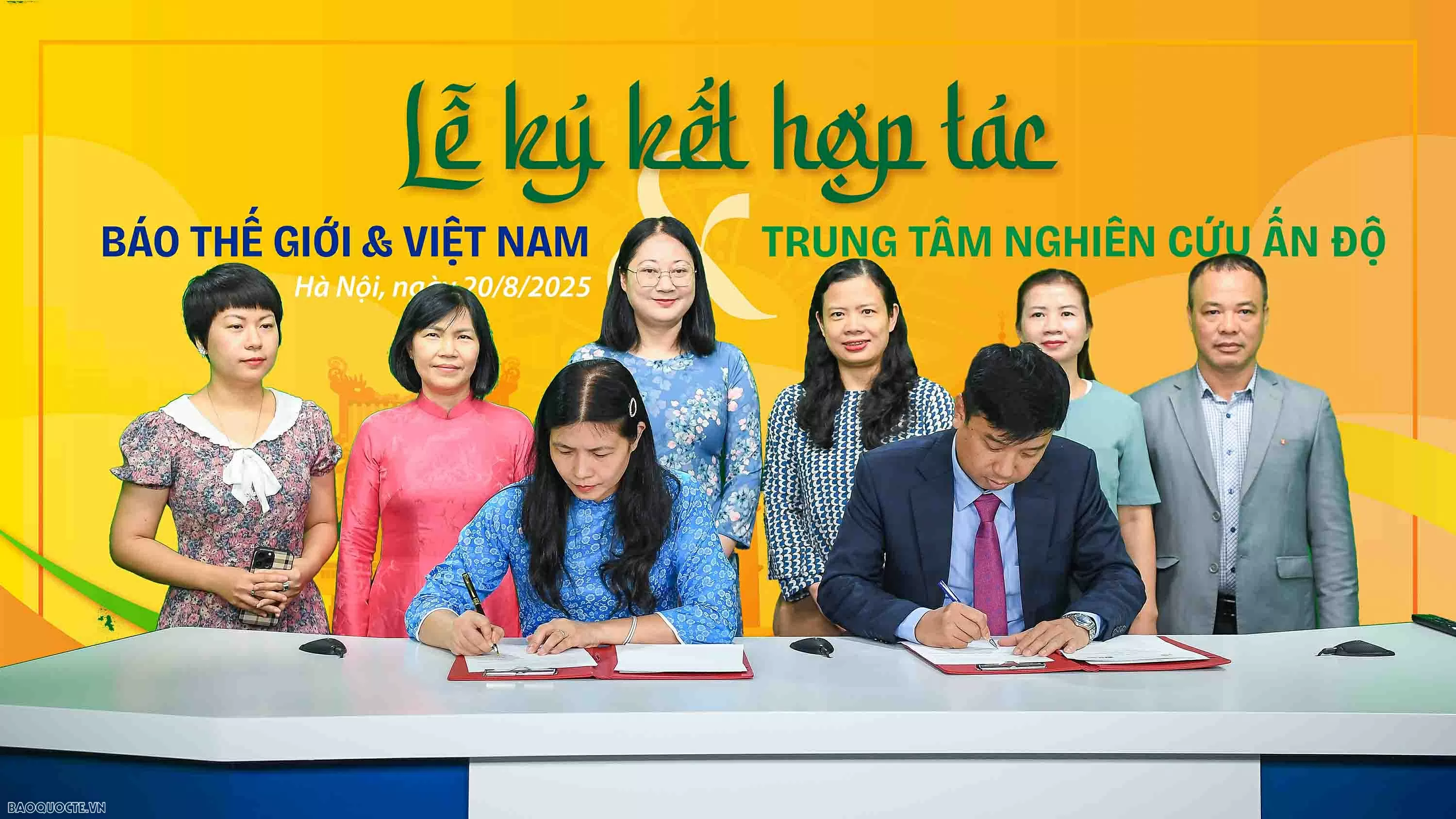 Báo Thế giới và Việt Nam và Trung tâm Nghiên cứu Ấn Độ bắt tay hợp tác Báo Thế giới và Việt Nam và Trung tâm Nghiên cứu Ấn Độ bắt tay hợp tác