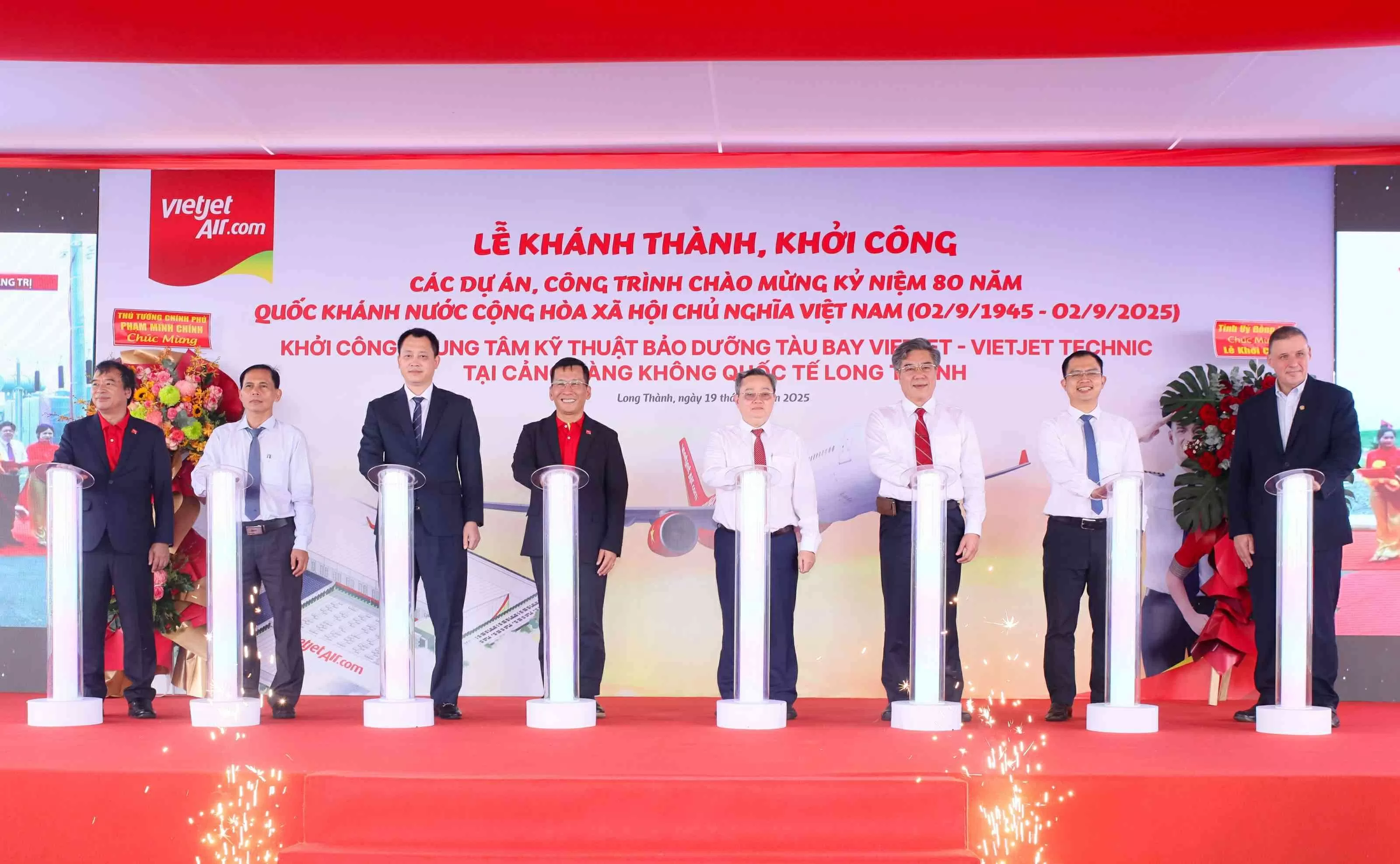Công trình Vietjet tại Long Thành: Dấu mốc chào mừng 80 năm Quốc khánh