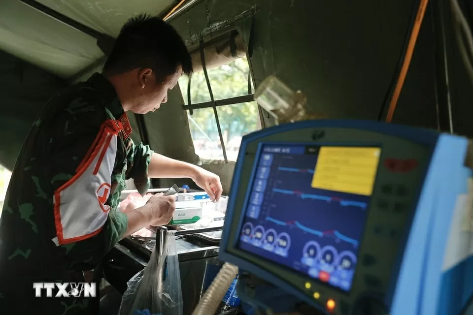 Lực lượng quân y sẵn sàng công tác sơ cứu, cấp cứu, phòng chống dịch dịp Đại lễ A80