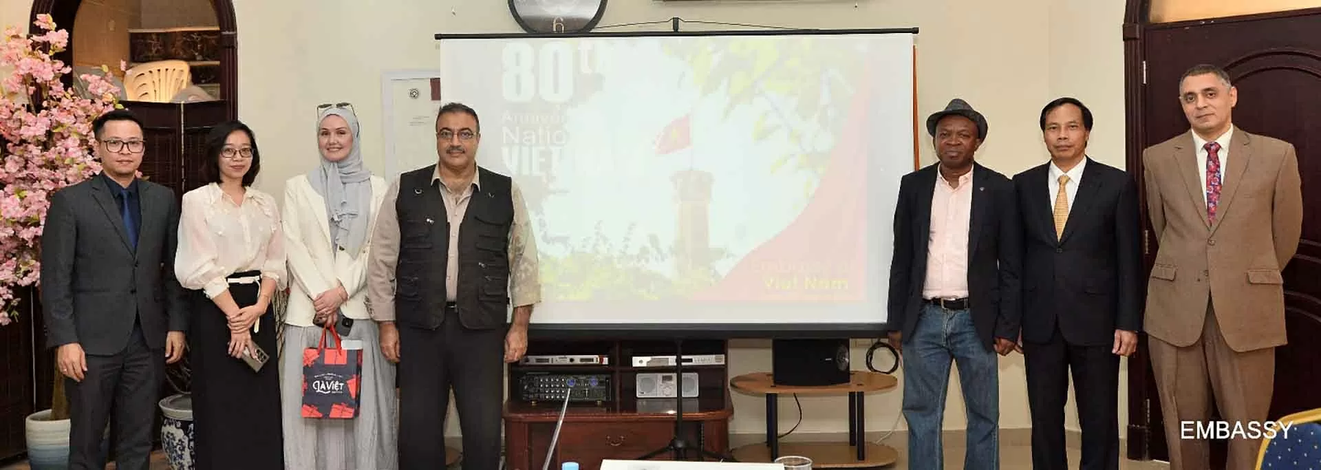 Đại sứ Việt Nam tại Qatar gặp gỡ báo chí nhân dịp kỷ niệm 80 năm Cách mạng tháng Tám và Quốc khánh 2/9