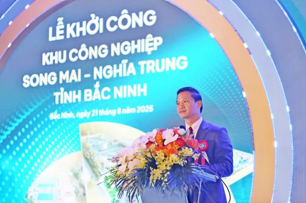 Bắc Ninh khởi công Khu công nghiệp Song Mai - Nghĩa Trung với tổng vốn đầu tư hơn 2.800 tỷ đồng