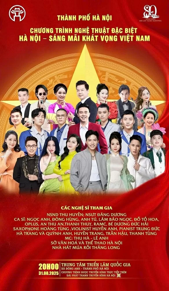 Chương trình nghệ thuật đặc biệt Hà Nội - Sáng mãi khát vọng Việt Nam