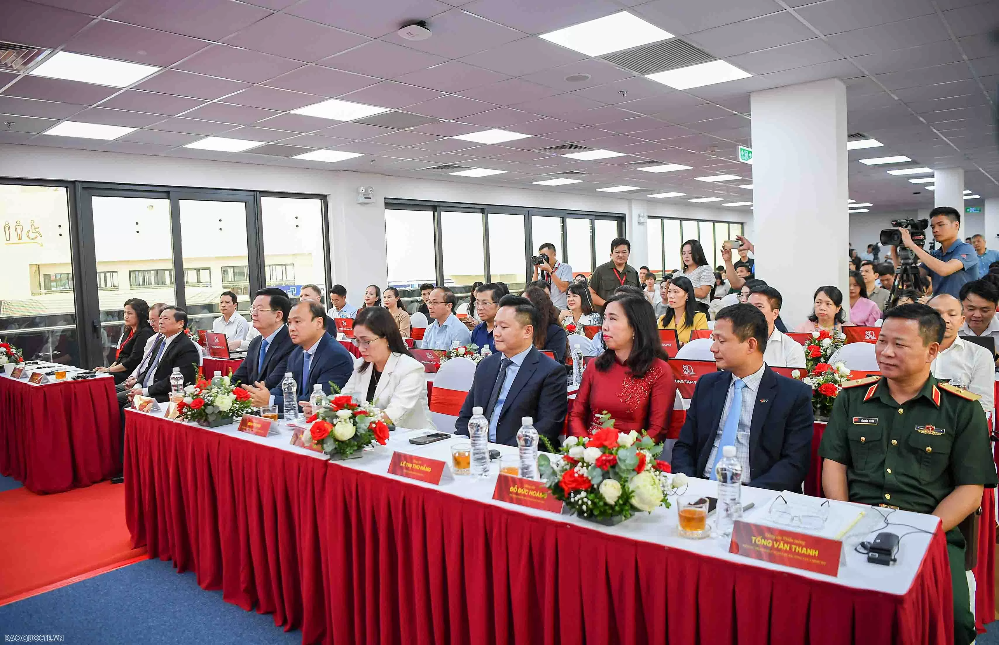 Khai trương Trung tâm Báo chí phục vụ triển lãm thành tựu 80 năm đất nước