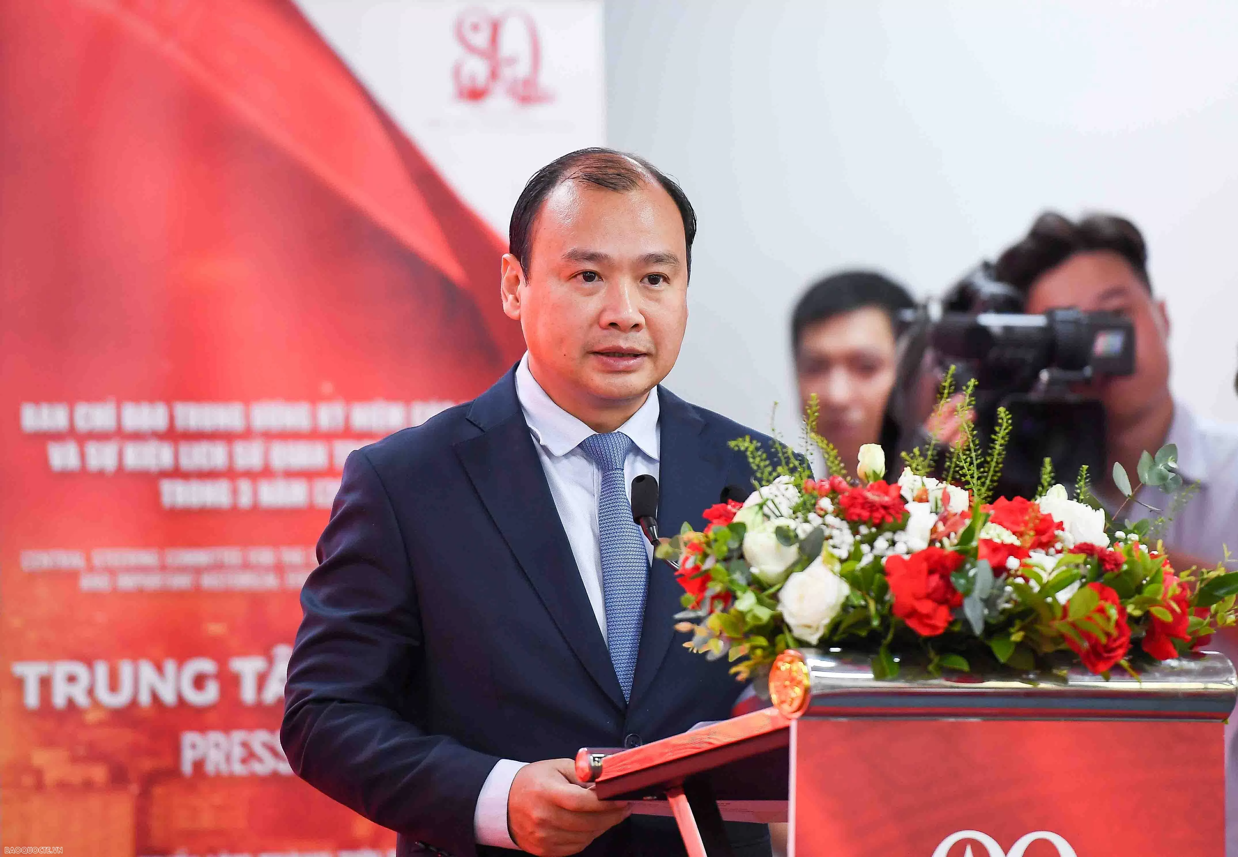 Khai trương Trung tâm Báo chí phục vụ triển lãm thành tựu 80 năm đất nước