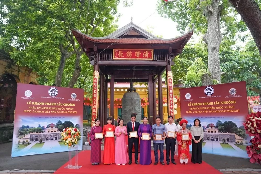 Khánh thành lầu chuông tại Hoàng thành Thăng Long - Hà Nội Khánh thành lầu chuông tại Hoàng thành Thăng Long - Hà Nội