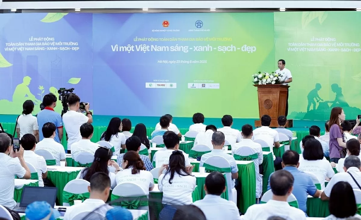 Phát động phong trào Toàn dân bảo vệ môi trường vì Việt Nam sáng - xanh - sạch - đẹp Phát động phong trào Toàn dân bảo vệ môi trường vì Việt Nam sáng - xanh - sạch - đẹp