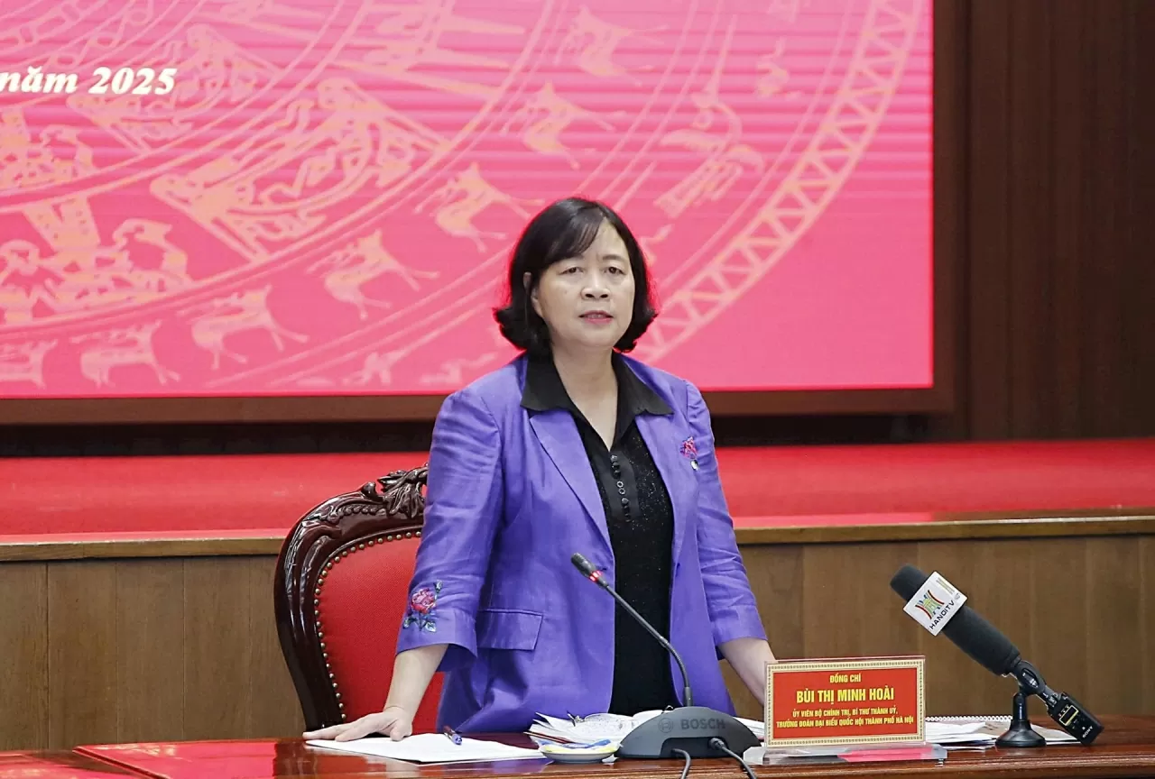 Bí thư Thành ủy Hà Nội Bùi Thị Minh Hoài: Mỗi người Hà Nội phải thấy vinh dự, tự hào được góp sức mình vào sự kiện A80 Bí thư Thành ủy Hà Nội Bùi Thị Minh Hoài: Mỗi người Hà Nội phải thấy vinh dự, tự hào được góp sức mình vào sự kiện A80