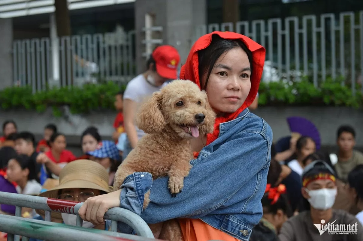 Người người, nhà nhà đội mưa chờ xem tổng hợp luyện diễu binh, diễu hành lần 2