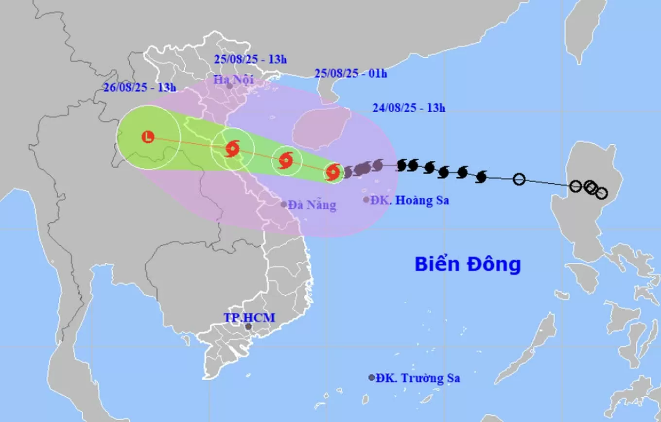 Cập nhật tình hình bão số 5:A