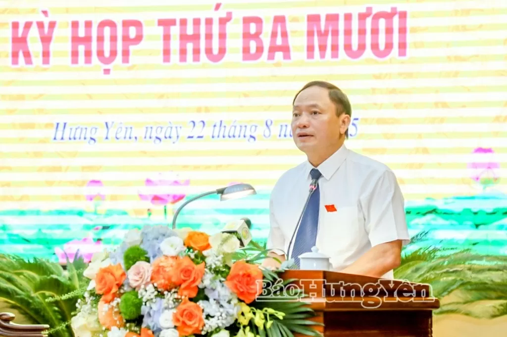 Kỳ họp thứ ba mươi HĐND tỉnh Hưng Y&ecirc;n: Th&ocirc;ng qua nhiều ch&iacute;nh s&aacute;ch, cơ chế đặc th&ugrave; quan trọng