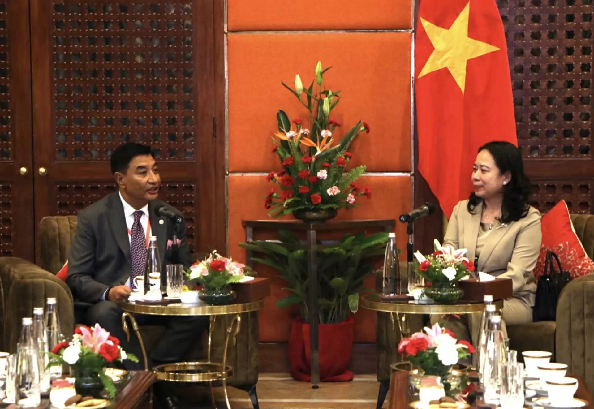 Phó Chủ tịch nước Võ Thị Ánh Xuân hội đàm với Phó Tổng thống Nepal