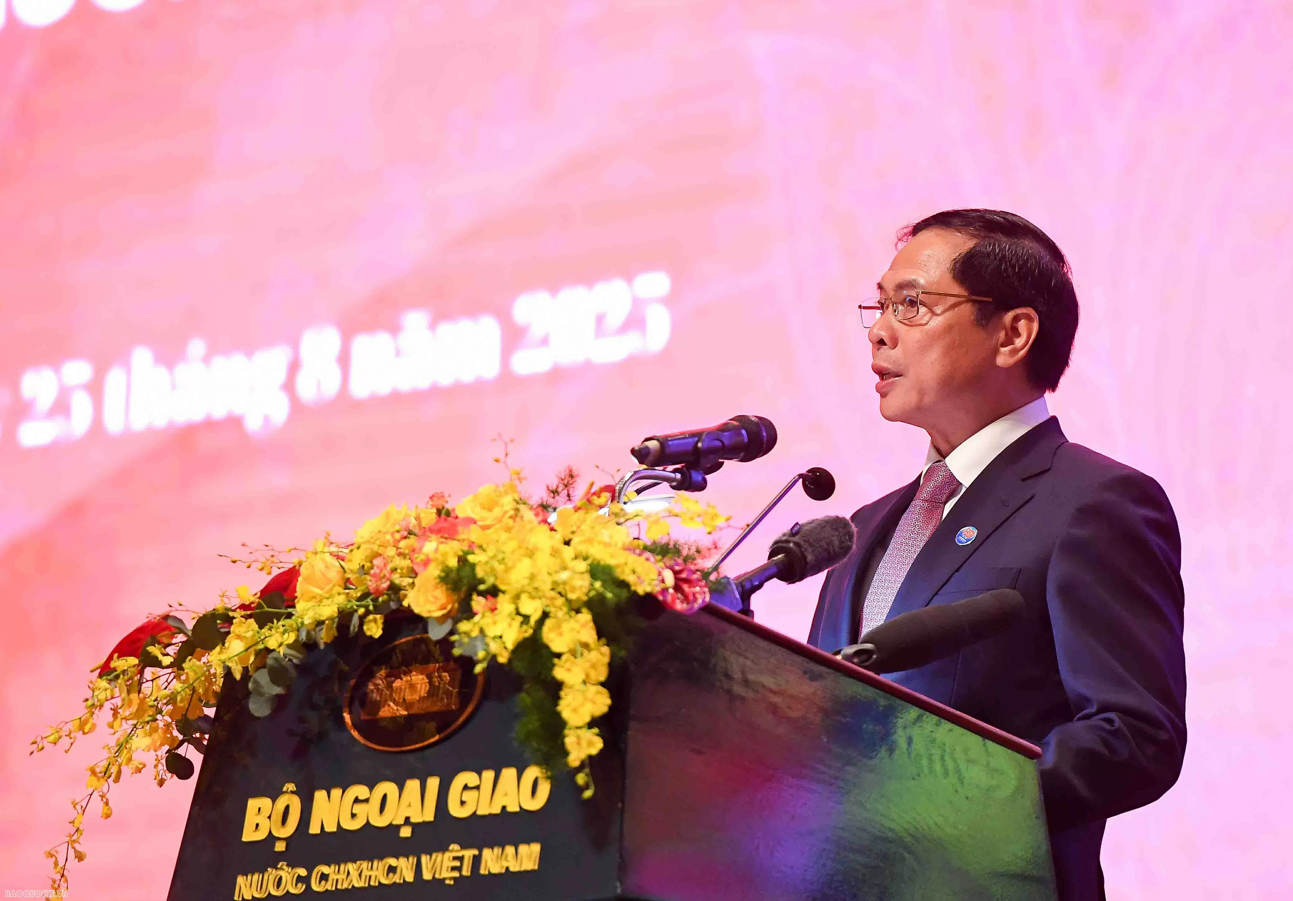 Thư chúc mừng nhân dịp kỷ niệm 80 năm thành lập ngành Ngoại giao Việt Nam của Phó Thủ tướng, Bộ trưởng Ngoại giao Bùi Thanh Sơn