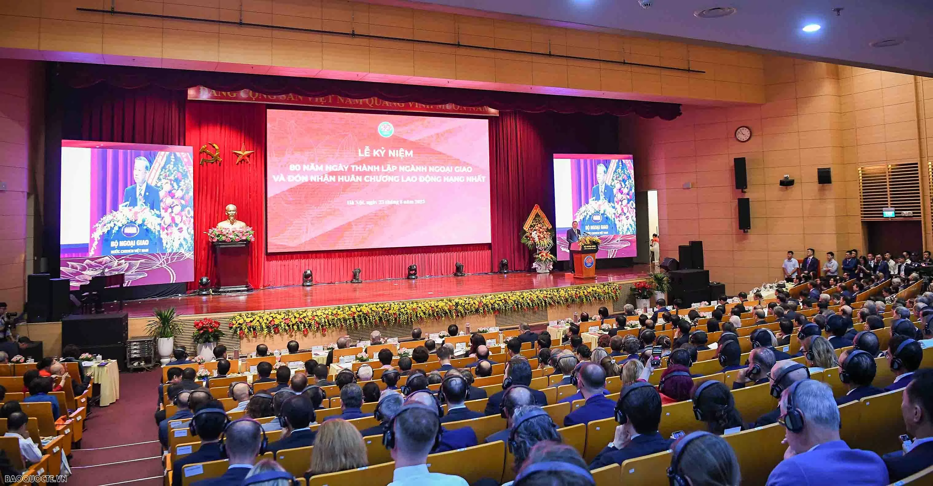 Toàn văn phát biểu của Tổng Bí thư Tô Lâm tại Lễ kỷ niệm 80 năm thành lập ngành Ngoại giao
