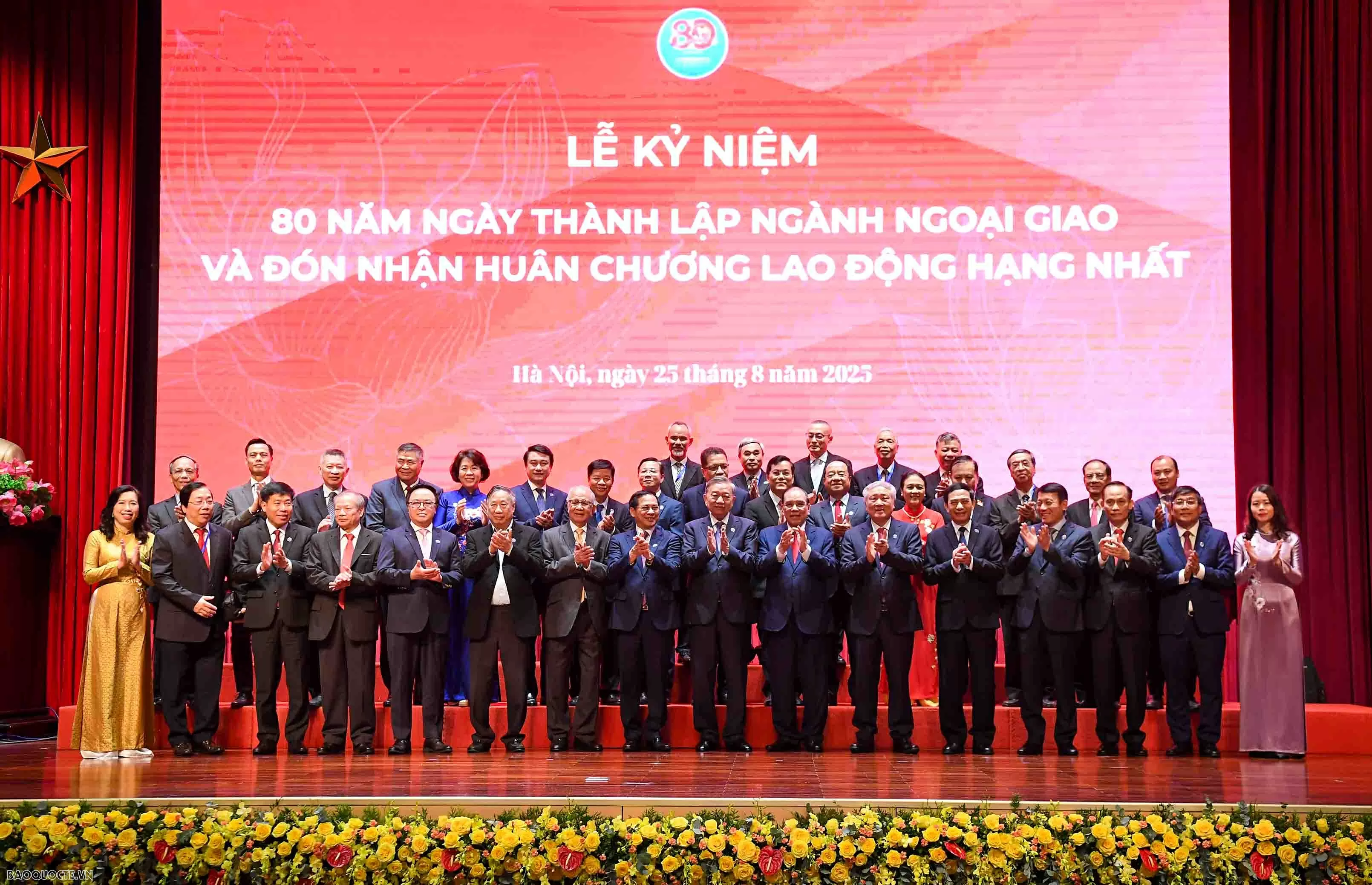 (Trực tuyến) Tổng Bí thư Tô Lâm dự Lễ kỷ niệm 80 năm Ngoại giao Việt Nam