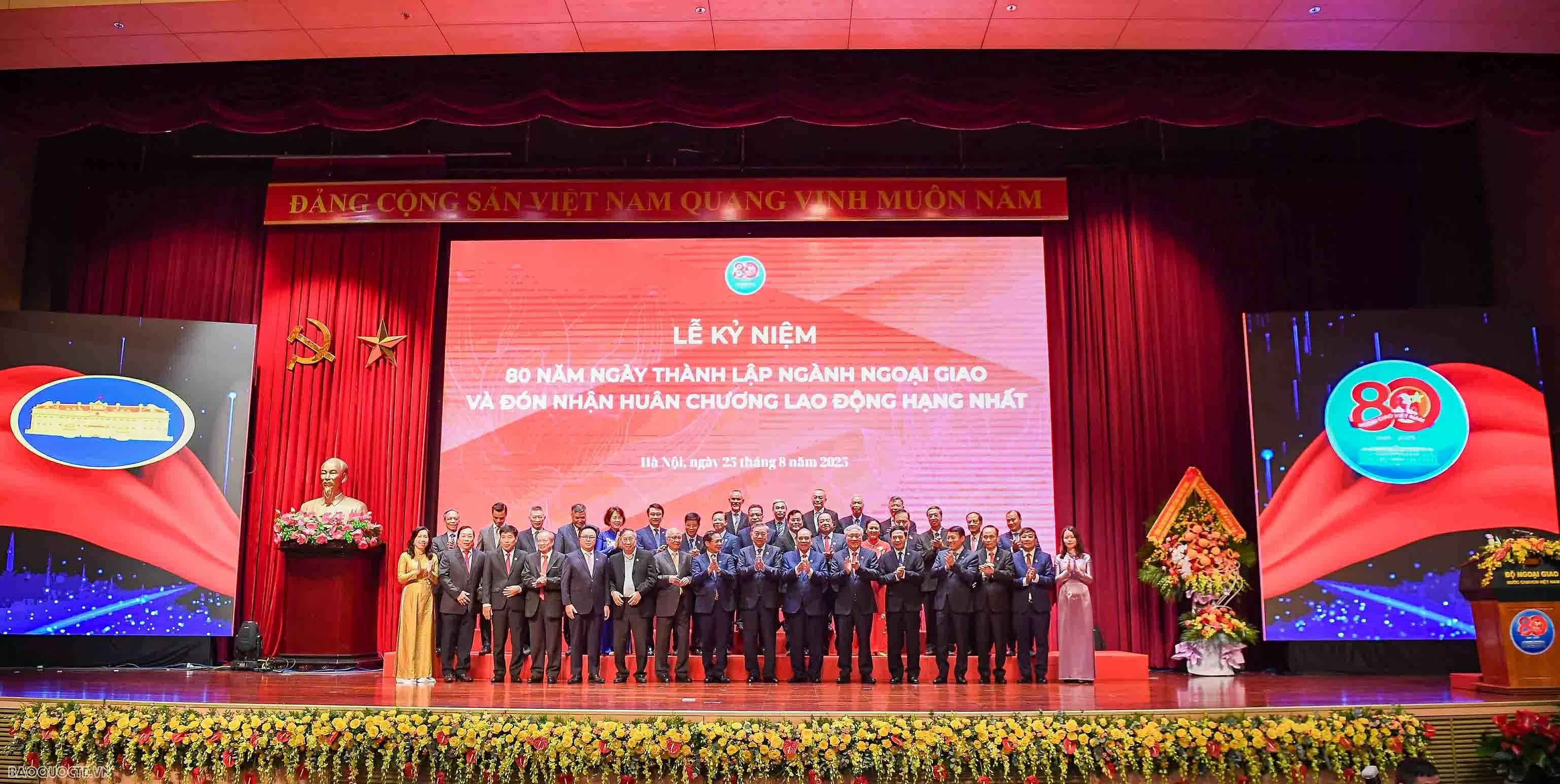 (Trực tuyến) Tổng Bí thư Tô Lâm dự Lễ kỷ niệm 80 năm Ngoại giao Việt Nam