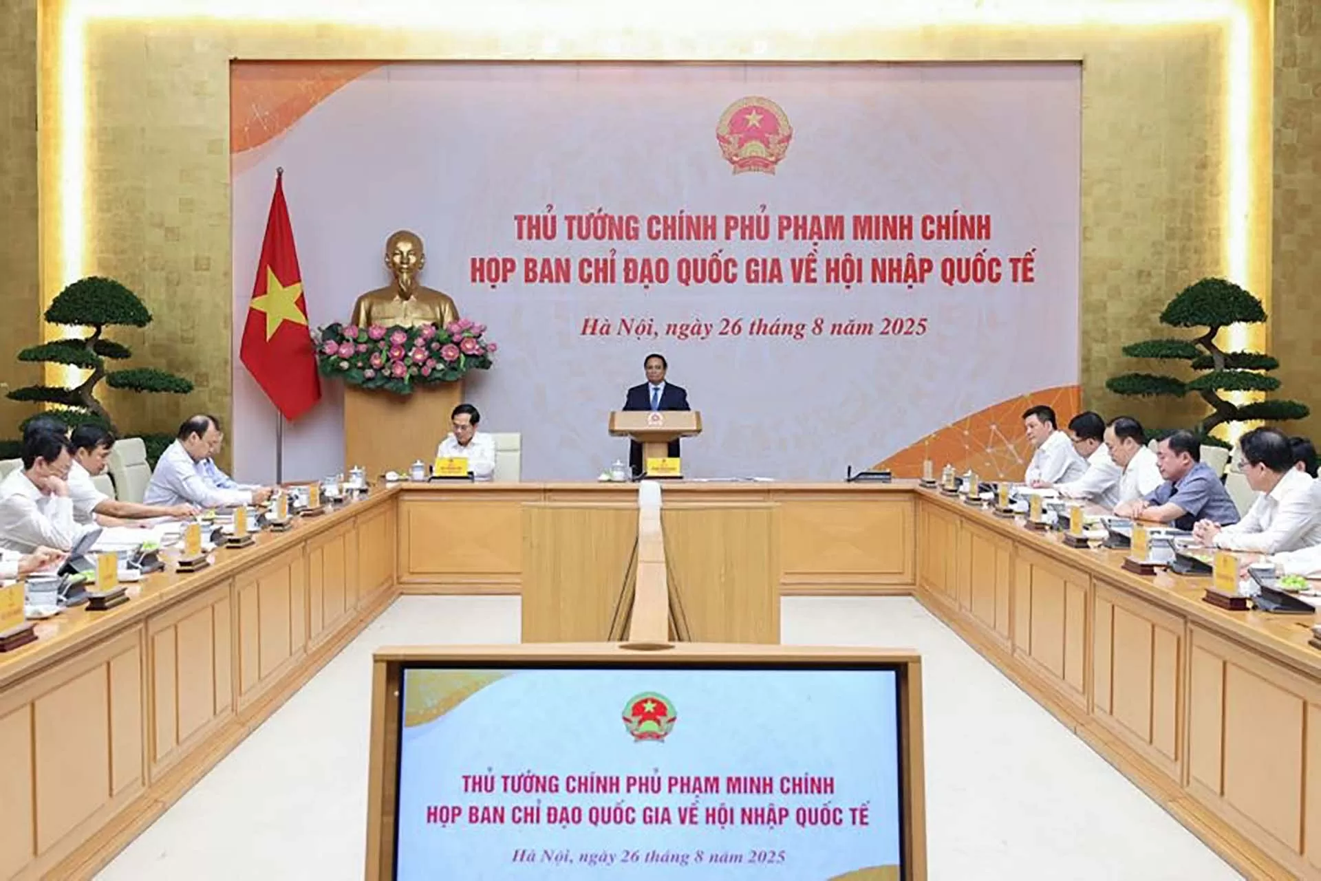 Thủ tướng Phạm Minh Chính chủ trì họp Ban Chỉ đạo quốc gia về hội nhập quốc tế Thủ tướng Phạm Minh Chính chủ trì họp Ban Chỉ đạo quốc gia về hội nhập quốc tế