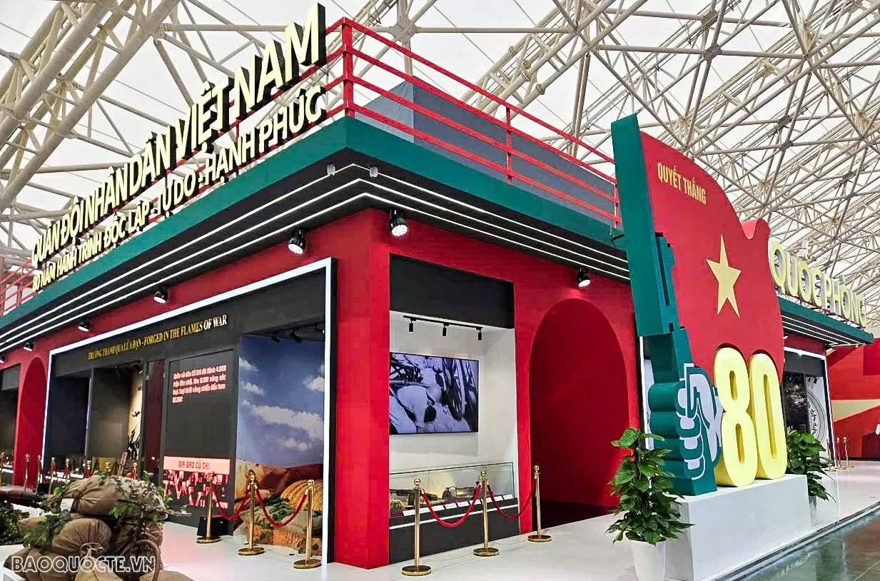 Khu trưng bày của Bộ Quốc phòng tại Triển lãm 80 năm thành tựu đất nước có gì?