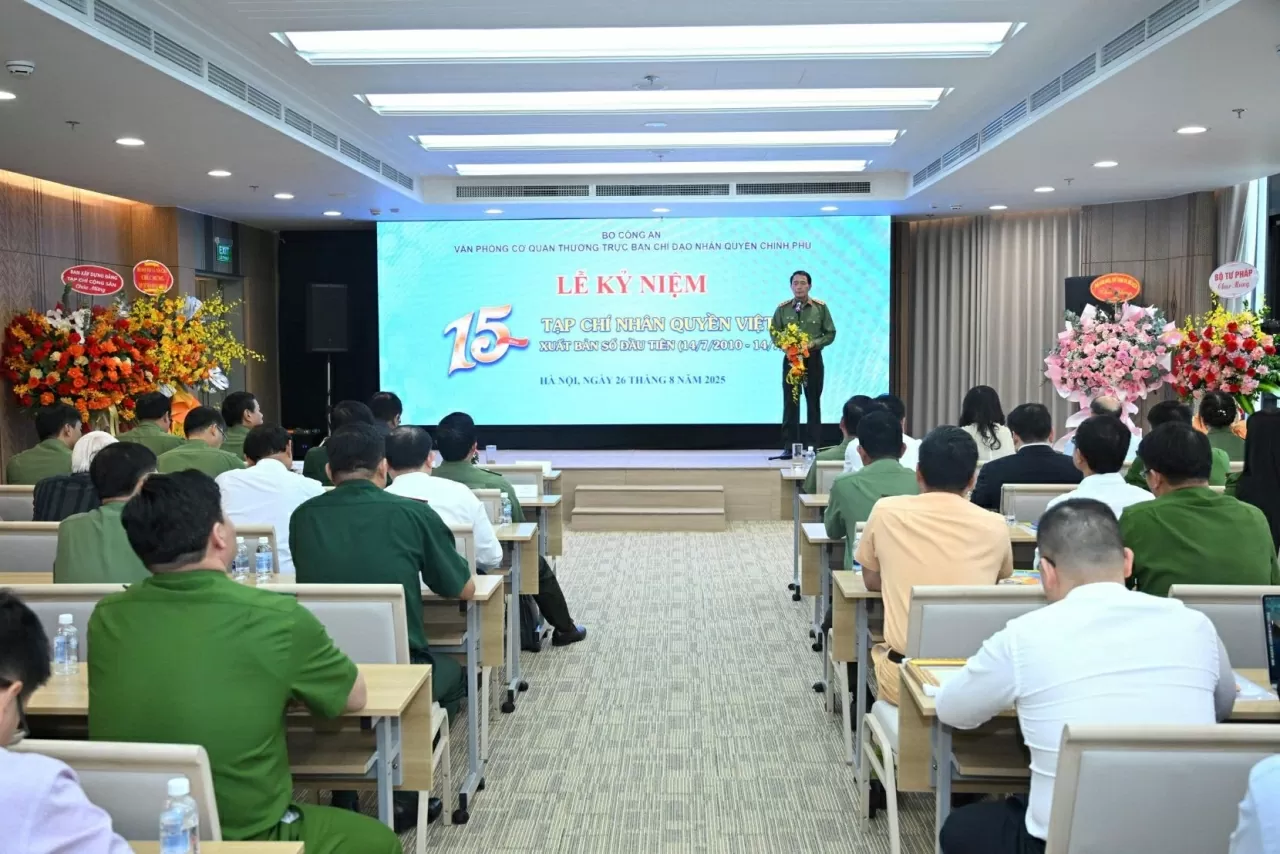 Toàn cảnh Lễ kỷ niệm 15 năm Tạp chí Nhân quyền Việt Nam xuất bản số đầu tiên