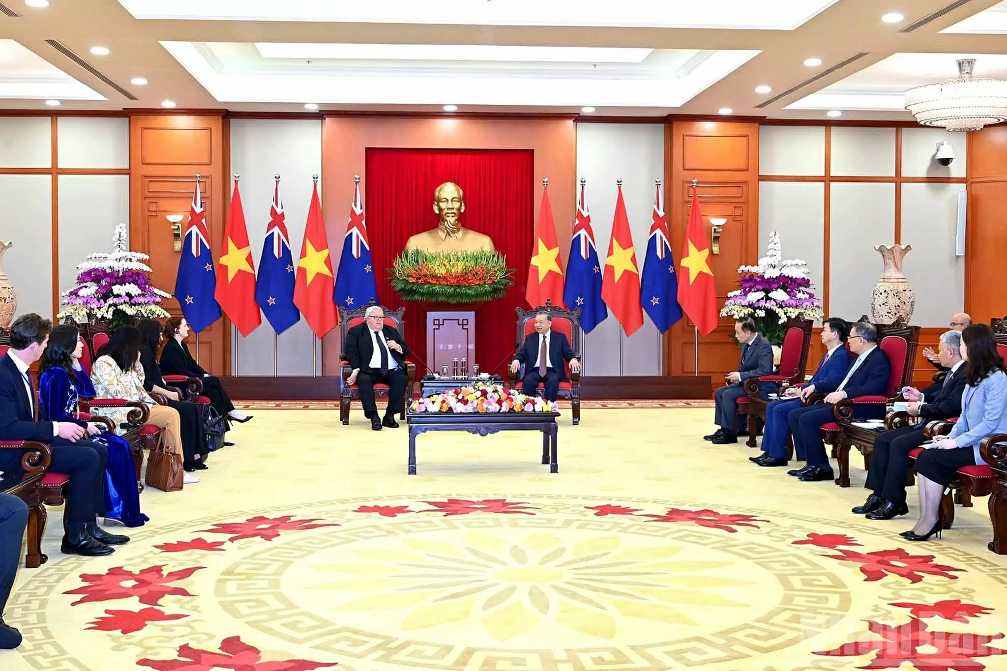 Tổng Bí thư Tô Lâm tiếp Chủ tịch Quốc hội New Zealand Gerry Brownlee Tổng Bí thư Tô Lâm tiếp Chủ tịch Quốc hội New Zealand Gerry Brownlee