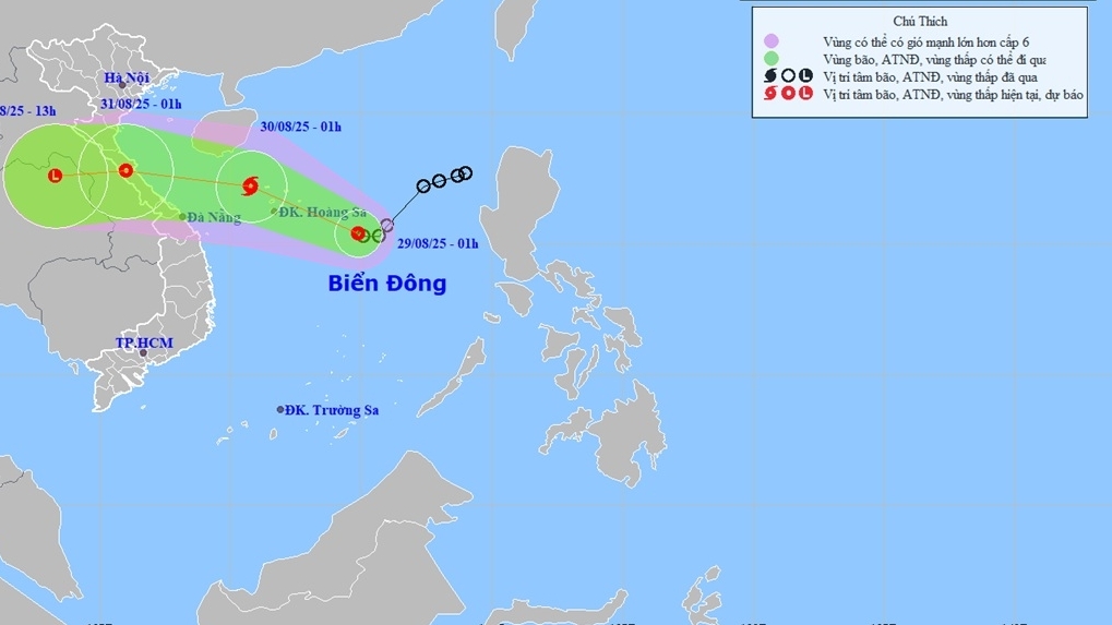 ap thap nhiet doi co the manh thanh bao tu dem nay 298 vung bien nghe an den tp hue gio manh dan cap 6 7 gan tam bao giat cap 10 song cao 3 5m