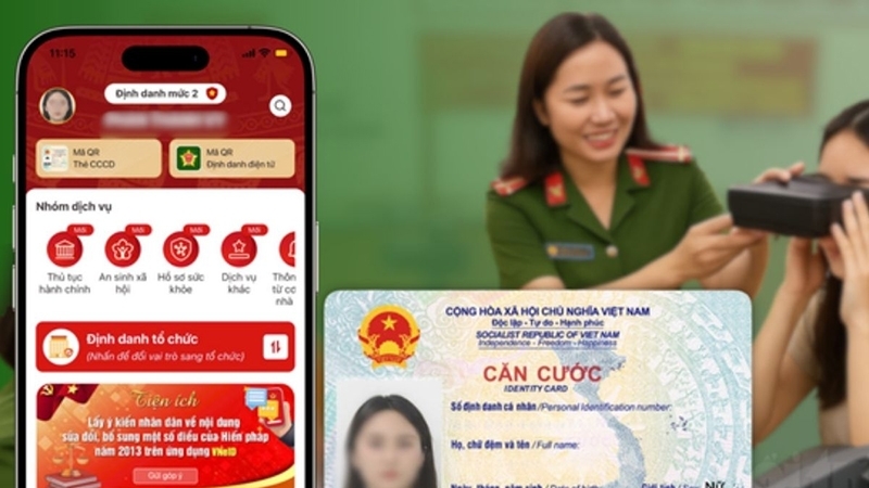 Hướng dẫn đổi thẻ căn cước trên ứng dụng VNeID theo địa chỉ mới