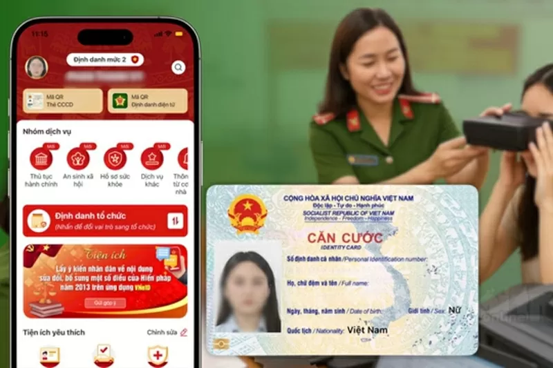 Hướng dẫn đổi thẻ căn cước trên ứng dụng VNeID theo địa chỉ mới