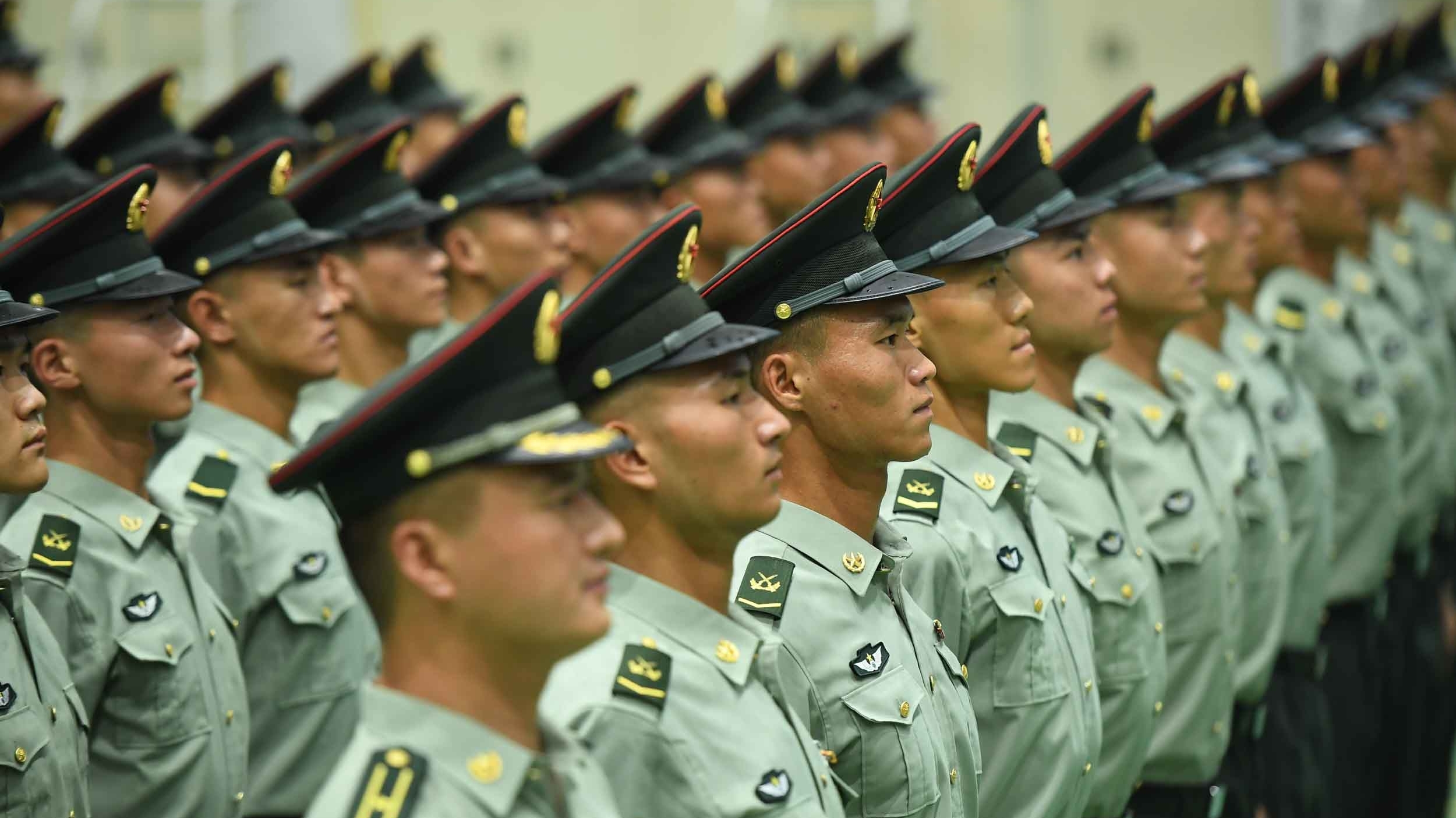 Hình ảnh đoàn quân nhân Trung Quốc đến Việt Nam tham gia diễu binh kỷ niệm Quốc khánh 2/9