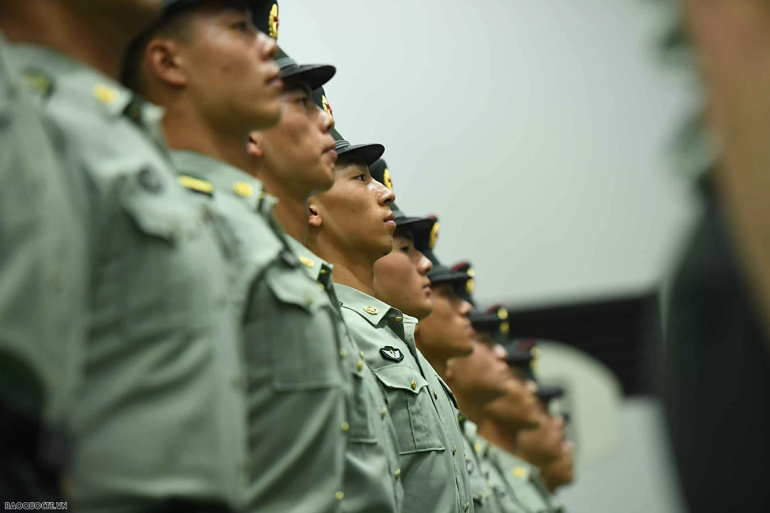 Hình ảnh đoàn quân nhân Trung Quốc tại Việt Nam tham gia diễu binh Quốc khánh 2/9 Hình ảnh đoàn quân nhân Trung Quốc tại Việt Nam tham gia diễu binh Quốc khánh 2/9