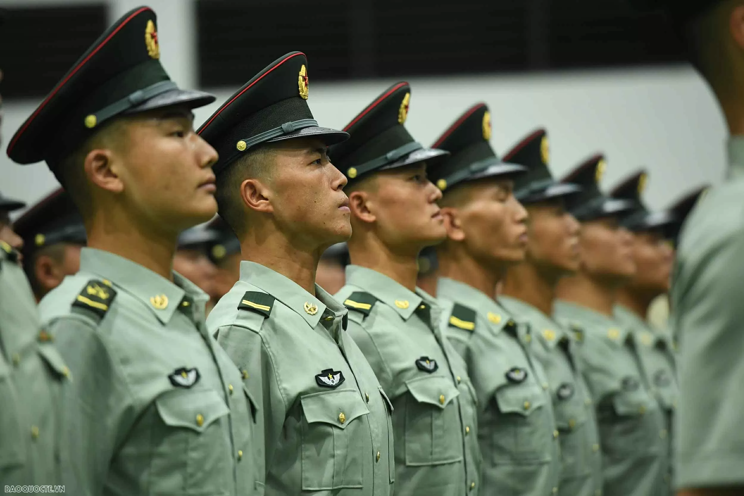 Hình ảnh đoàn quân nhân Trung Quốc tại Việt Nam tham gia diễu binh Quốc khánh 2/9 Hình ảnh đoàn quân nhân Trung Quốc tại Việt Nam tham gia diễu binh Quốc khánh 2/9