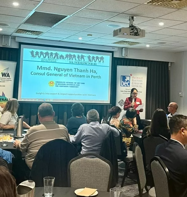 Thúc đẩy hợp tác doanh nghiệp Việt Nam và Tây Australia