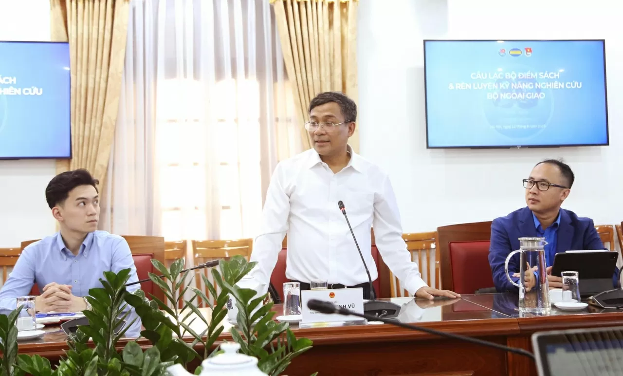 Thứ trưởng Thường trực Nguyễn Minh Vũ phát biểu kết luận Tọa đàm. (Ảnh: Thành Long)