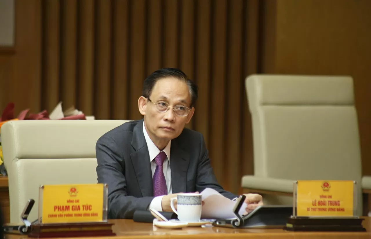 Quyền Bộ trưởng Ngoại giao Lê Hoài Trung. (Ảnh : Thành Long)