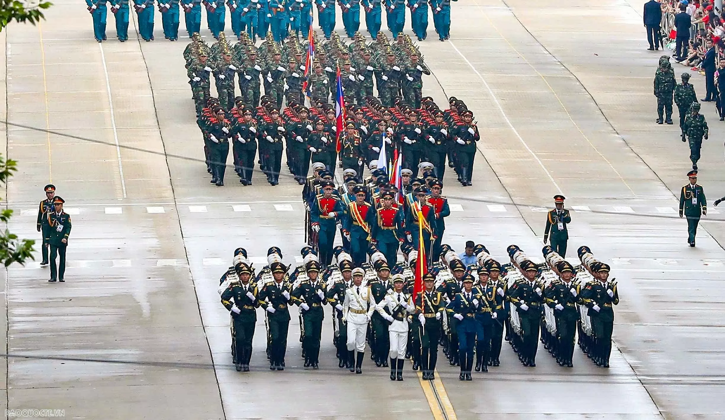 Ngắm 4 khối quân nhân nước ngoài tại tổng duyệt diễu binh Quốc khánh Ngắm 4 khối quân nhân nước ngoài tại tổng duyệt diễu binh Quốc khánh