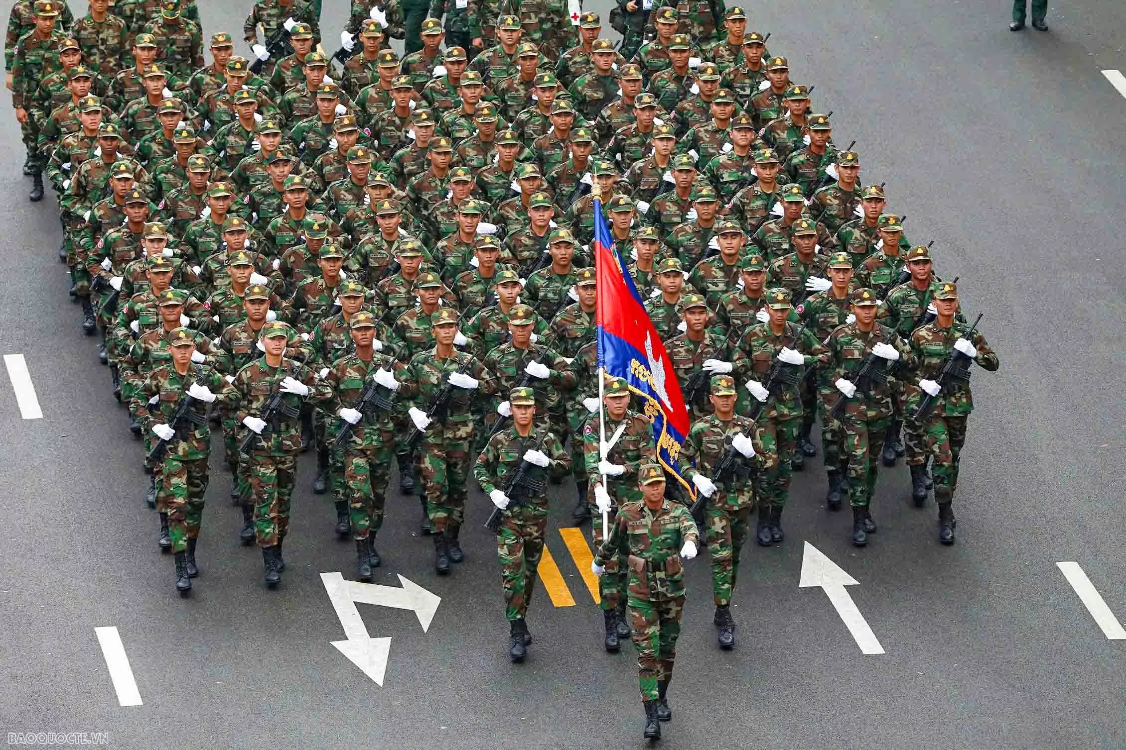 Ngắm 4 khối quân nhân nước ngoài tại tổng duyệt diễu binh Quốc khánh