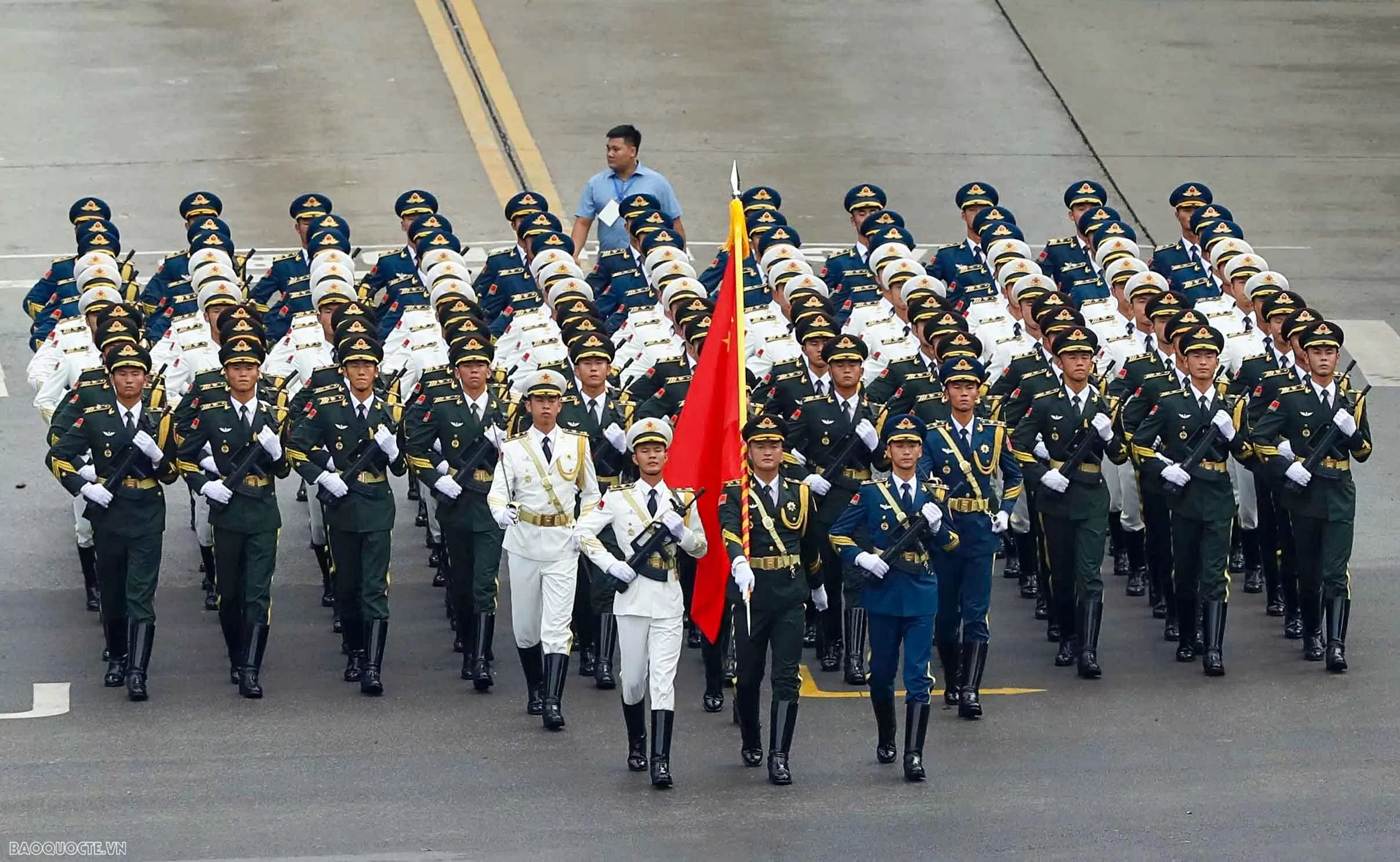 Ngắm 4 khối quân nhân nước ngoài tại tổng duyệt diễu binh Quốc khánh