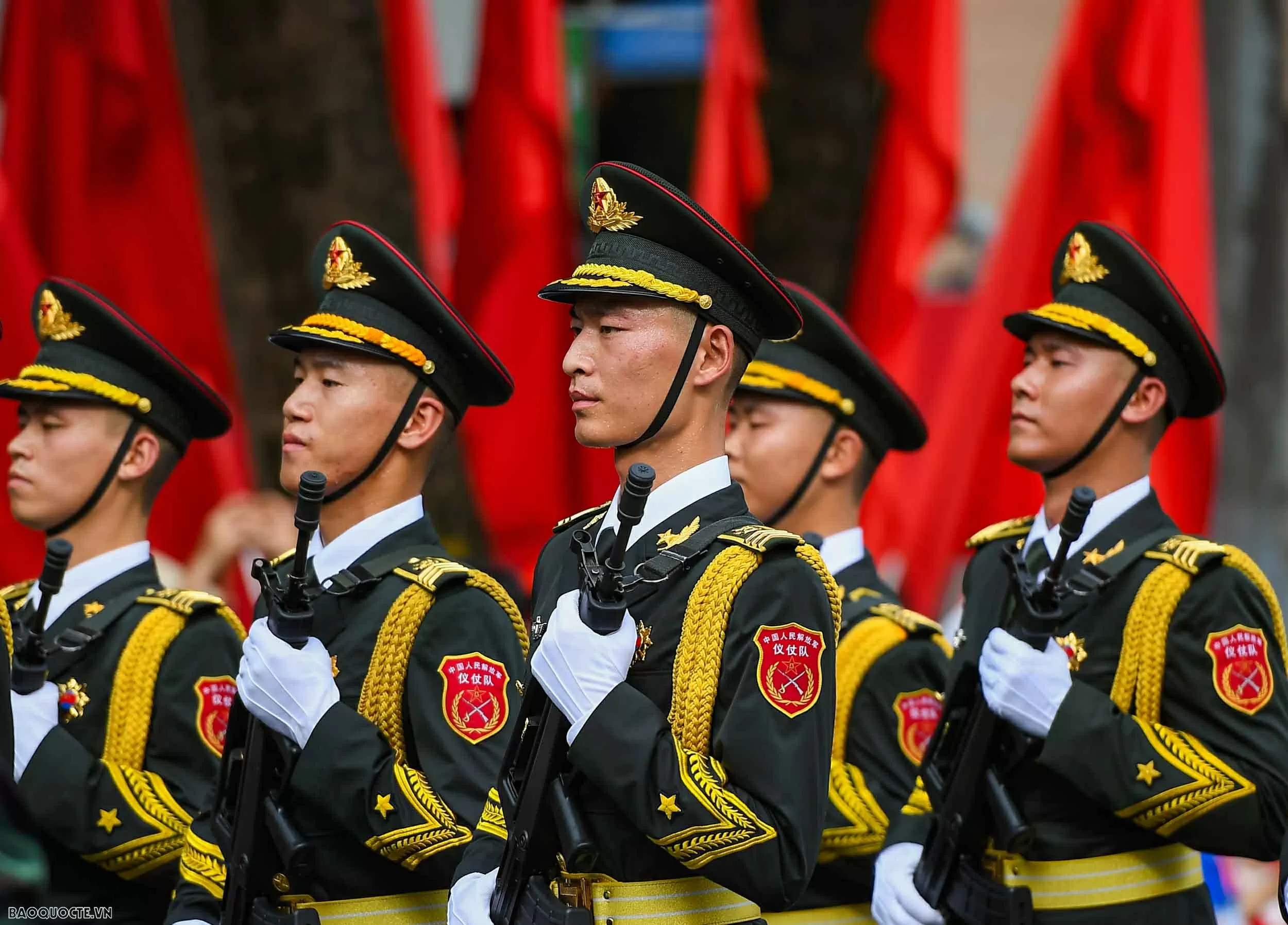 Ngắm 4 khối quân nhân nước ngoài tại tổng duyệt diễu binh Quốc khánh