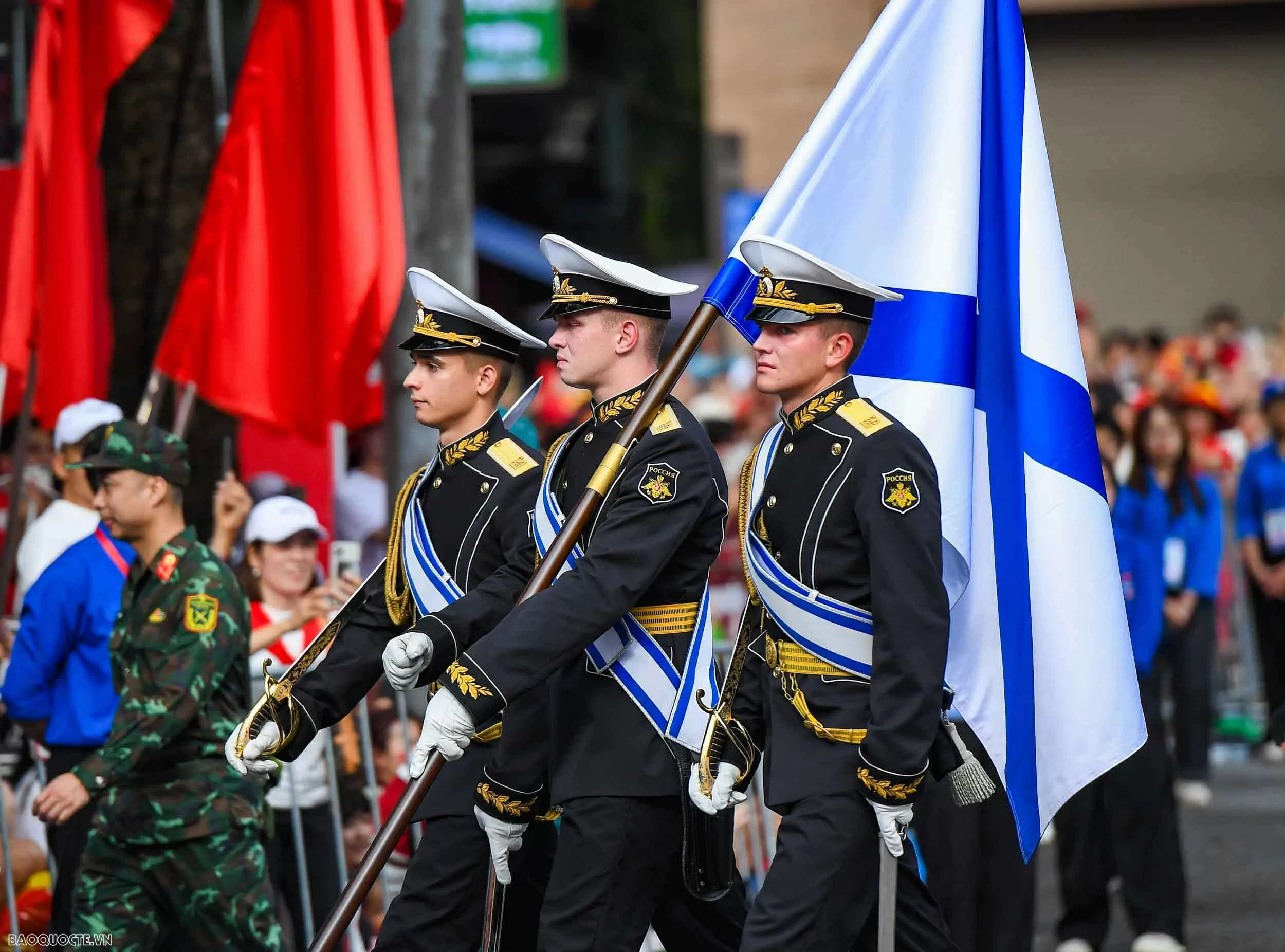 Ngắm 4 khối quân nhân nước ngoài tại tổng duyệt diễu binh Quốc khánh