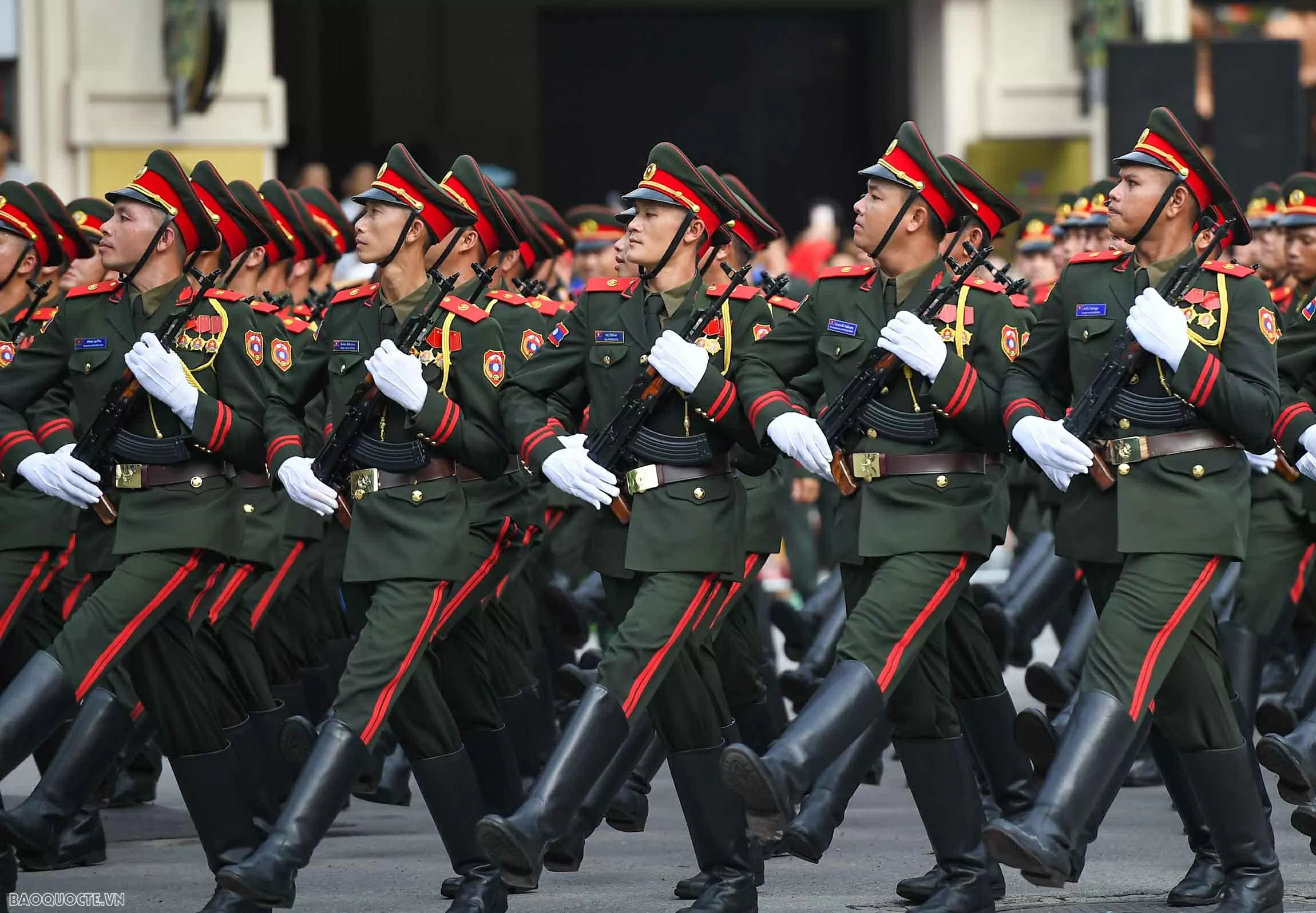 Ngắm 4 khối quân nhân nước ngoài tại tổng duyệt diễu binh Quốc khánh