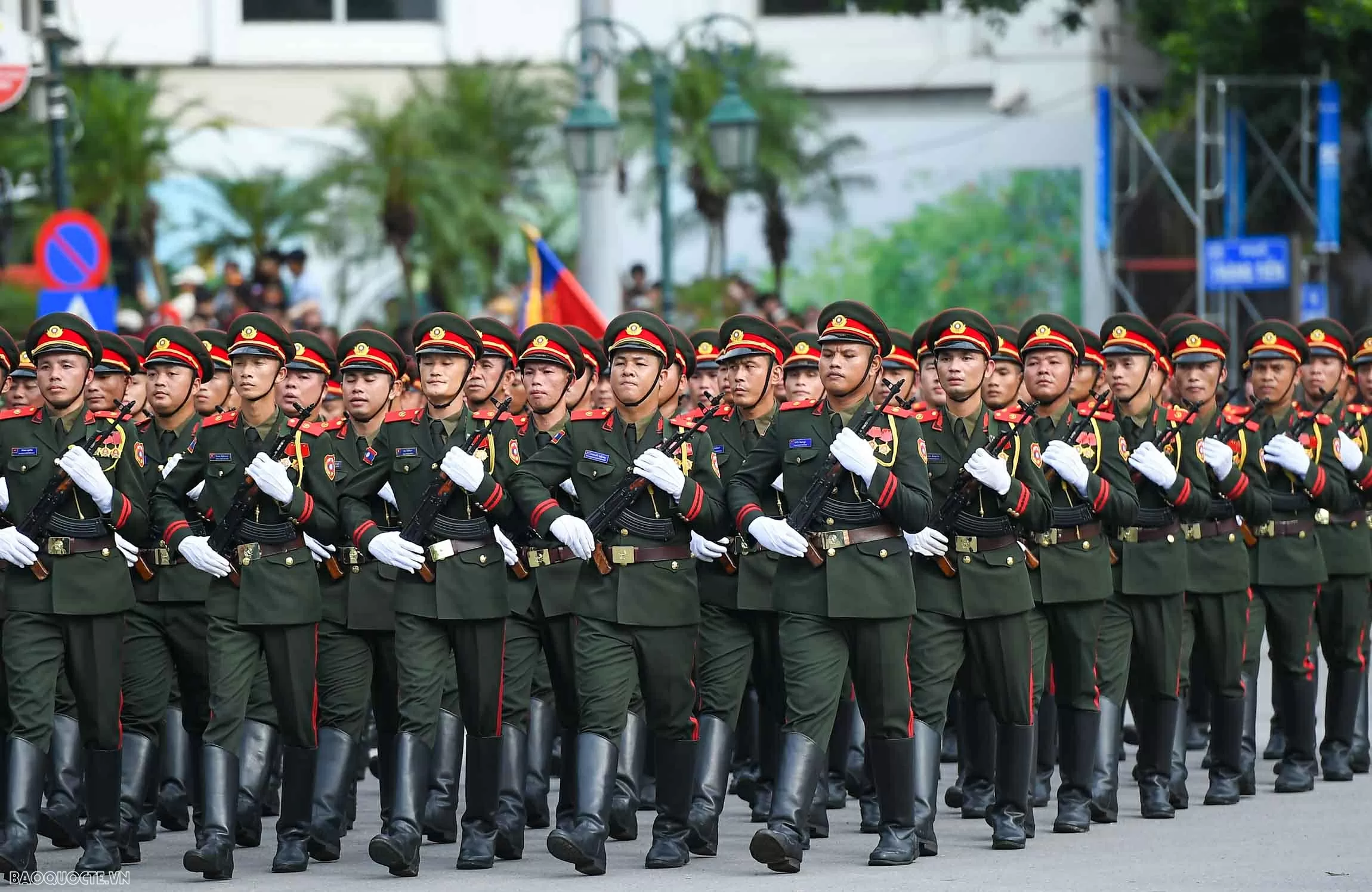 Ngắm 4 khối quân nhân nước ngoài tại tổng duyệt diễu binh Quốc khánh