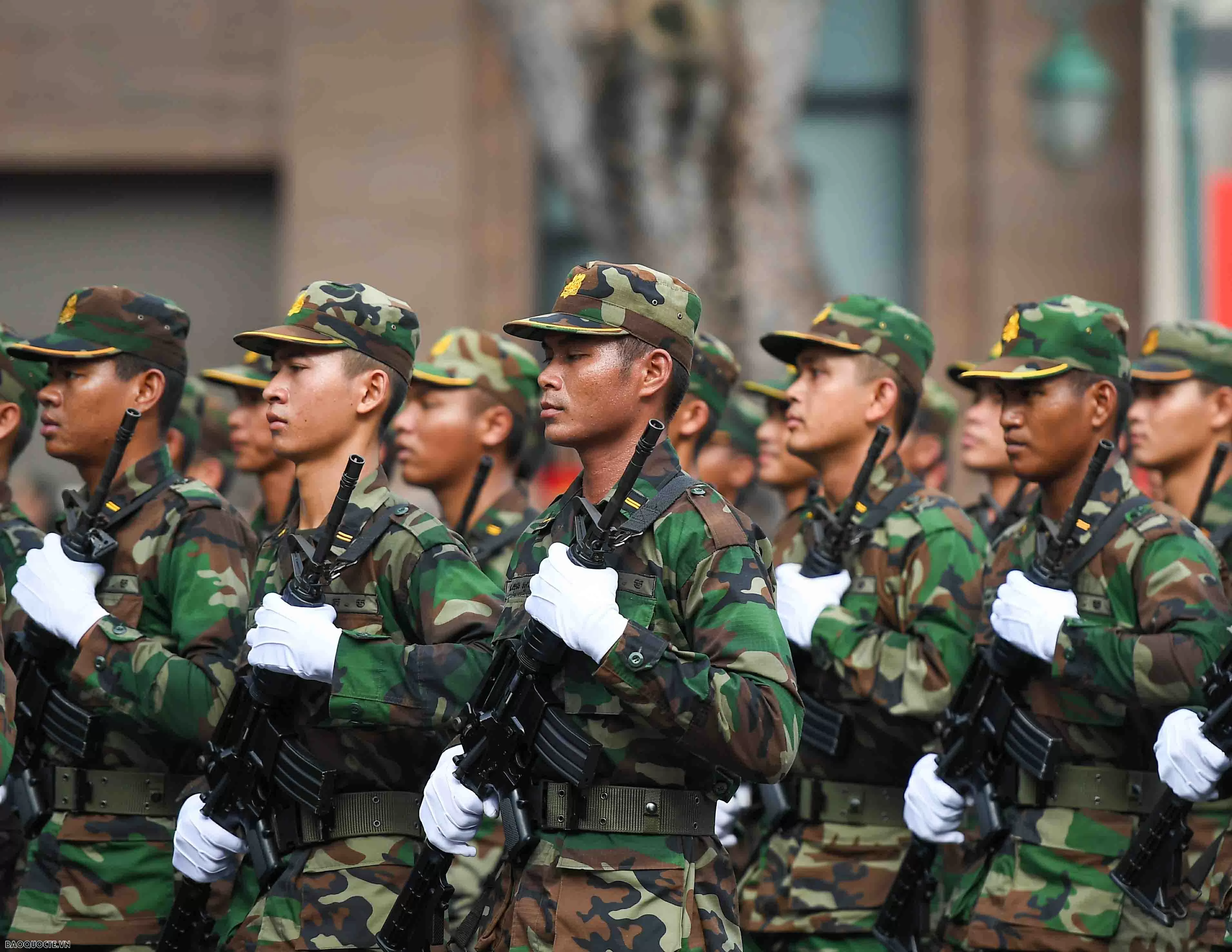 Ngắm 4 khối quân nhân nước ngoài tại tổng duyệt diễu binh Quốc khánh