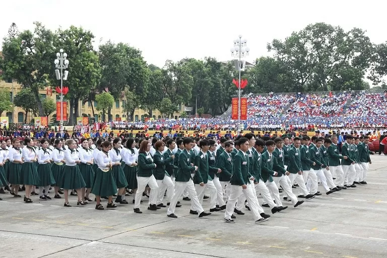 Diễu hành kỷ niệm 80 năm Quốc khánh: Bước chân kiều bào hòa nhịp bước dân tộc Diễu hành kỷ niệm 80 năm Quốc khánh: Bước chân kiều bào hòa nhịp bước dân tộc