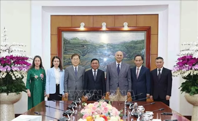 Thường trực Ban Bí thư Trần Cẩm Tú tiếp Ban Lãnh đạo Hội nghị quốc tế các đảng chính trị châu Á