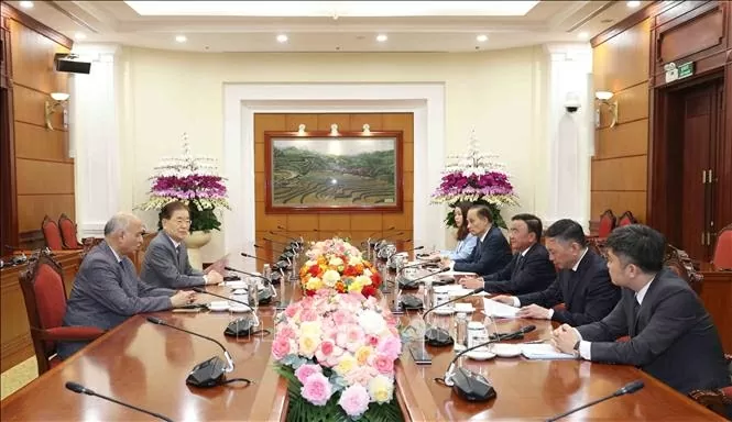 Thường trực Ban Bí thư Trần Cẩm Tú tiếp Ban Lãnh đạo Hội nghị quốc tế các đảng chính trị châu Á