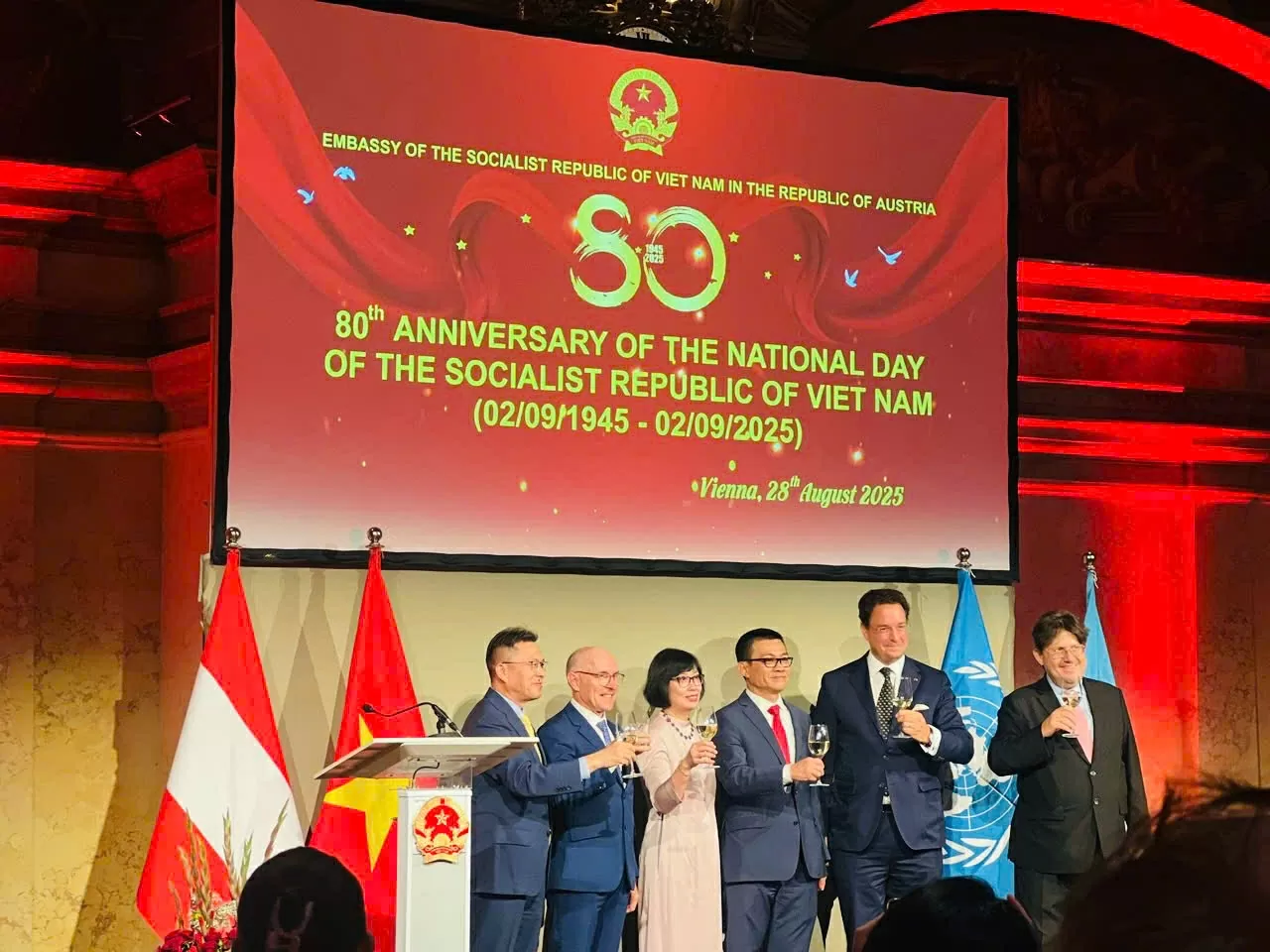 Kỷ niệm 80 năm Quốc khánh tại Áo: Tràn ngập sắc màu, âm thanh và văn hóa