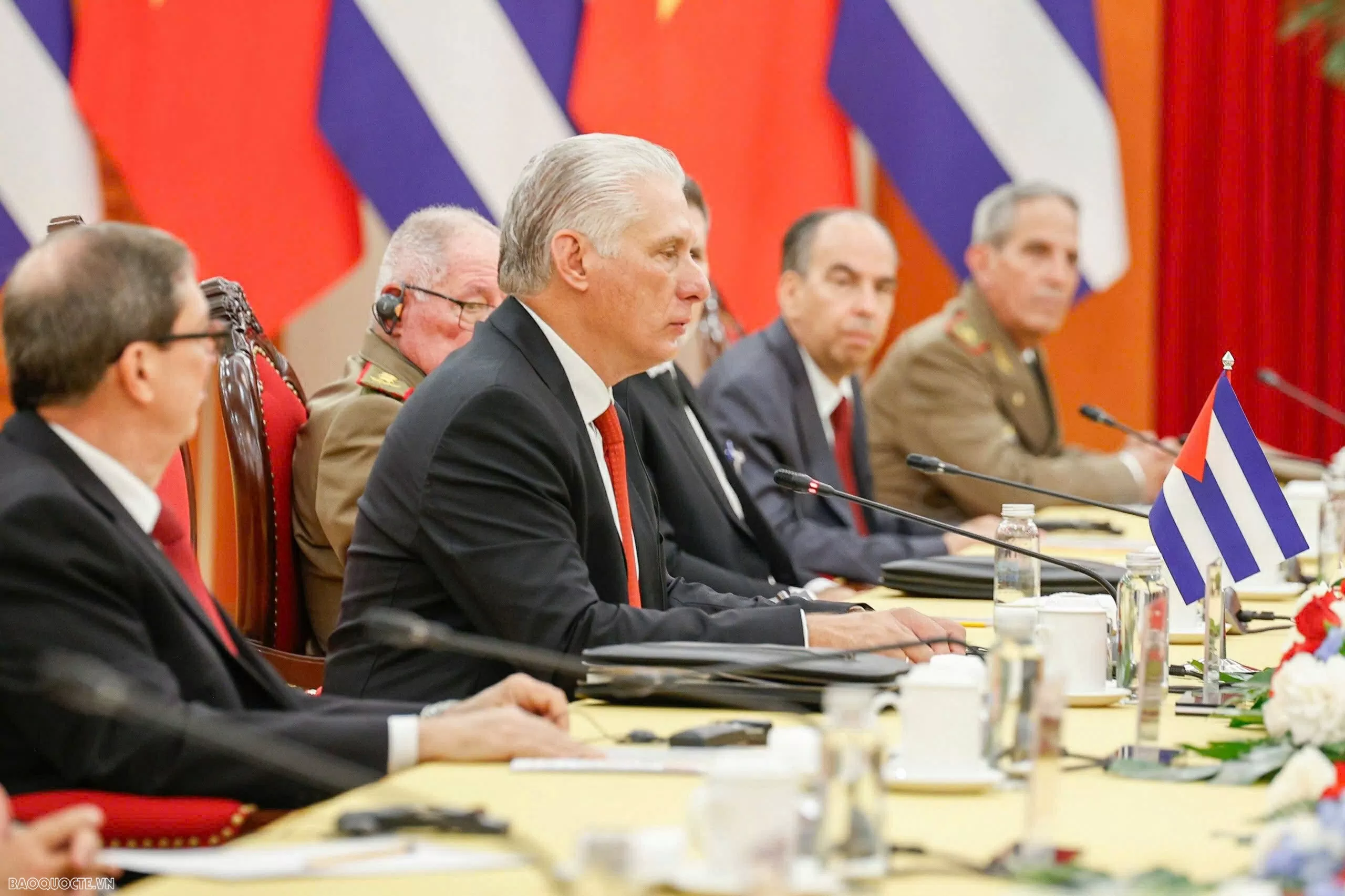 Lễ đón chính thức Bí thư thứ nhất, Chủ tịch nước Cuba và Phu nhân