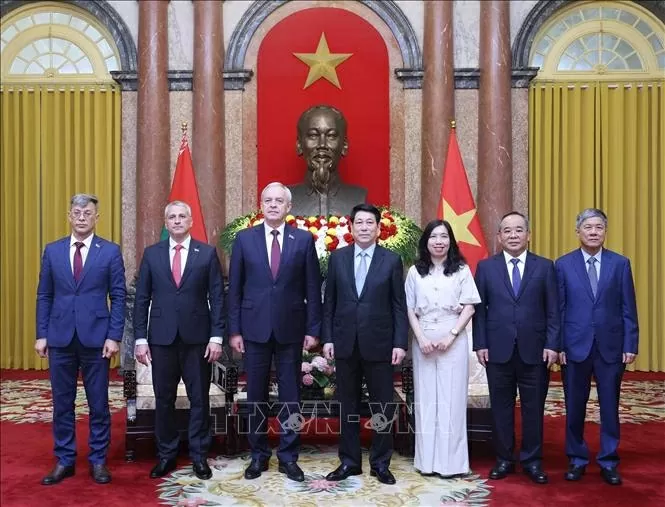 Chủ tịch Hạ viện Belarus: Coi trọng và mong muốn thúc đẩy mạnh mẽ quan hệ với Việt Nam Chủ tịch Hạ viện Belarus: Coi trọng và mong muốn thúc đẩy mạnh mẽ quan hệ với Việt Nam