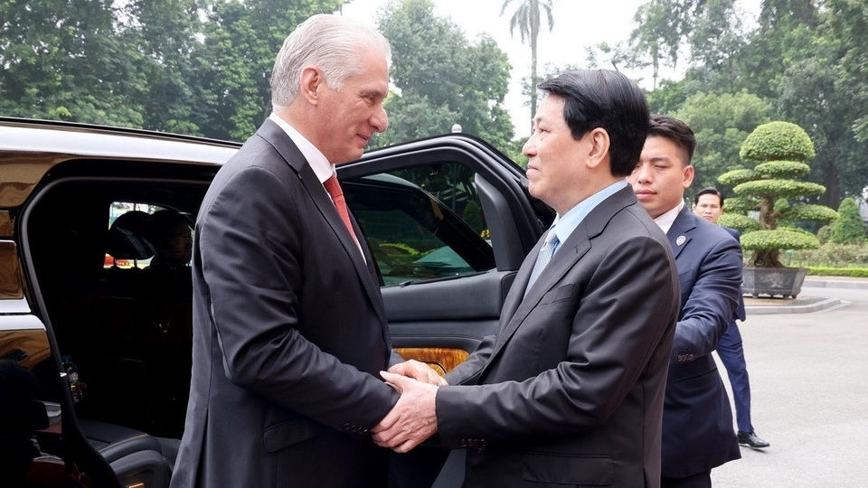 bi thu thu nhat chu tich nuoc cuba miguel diaz canel bermudez hoi kien chu tich nuoc luong cuong