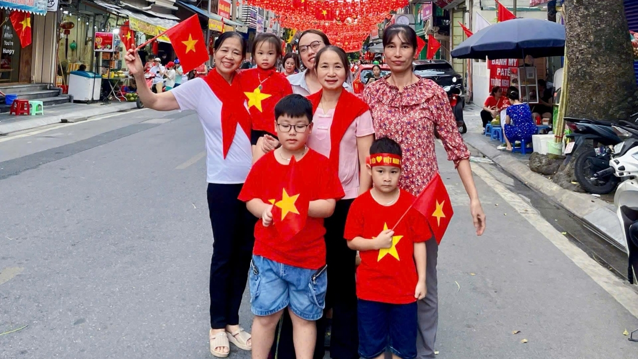 Người dân hân hoan, tự hào chào mừng Đại lễ A80