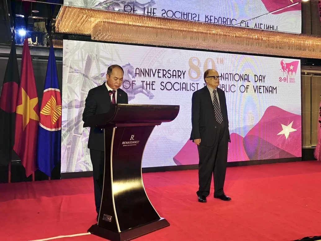 Trang trọng lễ kỷ niệm 80 năm Quốc khánh Việt Nam tại Bangladesh Trang trọng lễ kỷ niệm 80 năm Quốc khánh Việt Nam tại Bangladesh