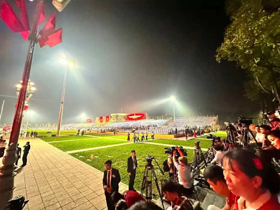 Bắt đầu chương trình diễu binh, diễu hành mừng 80 năm Quốc khánh 2/9